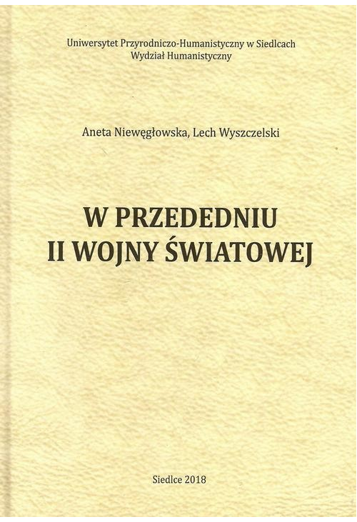 W przededniu II wojny światowej