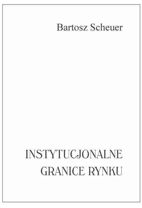 Instytucjonalne granice rynku