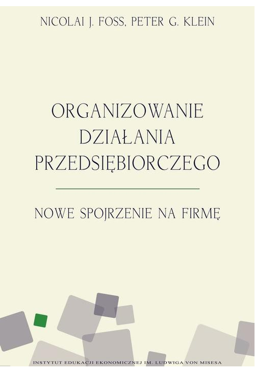 Organizowanie działania przedsiębiorczego