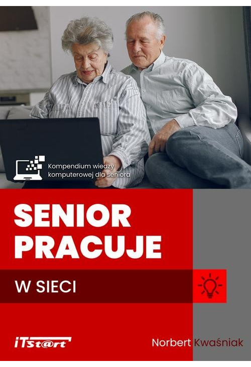 Senior pracuje w sieci