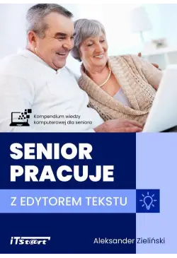 Senior pracuje z edytorem...