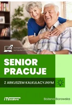 Senior pracuje z arkuszem...