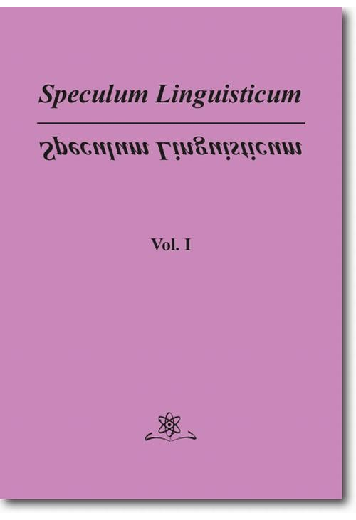 Speculum Linguisticum   Vol. 1