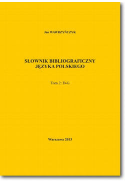 Słownik bibliograficzny...