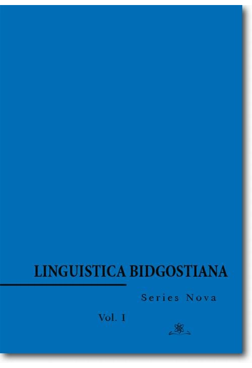 Linguistica Bidgostiana. Series nova. Vol. 1