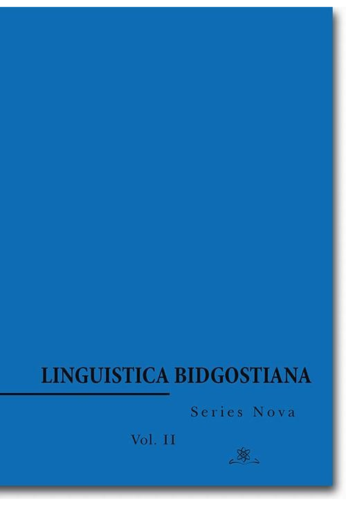 Linguistica Bidgostiana. Series nova. Vol. 2