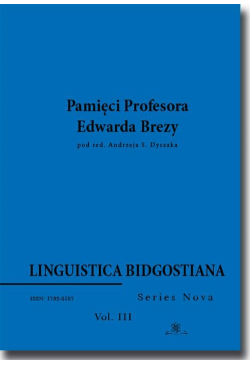 Linguistica Bidgostiana....