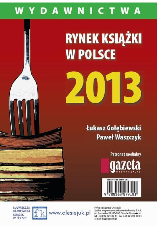 Rynek książki w Polsce 2013. Wydawnictwa