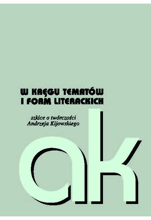 W kręgu tematów i form literackich