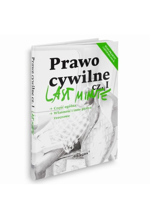 Last Minute Prawo Cywilne Część 1 2021