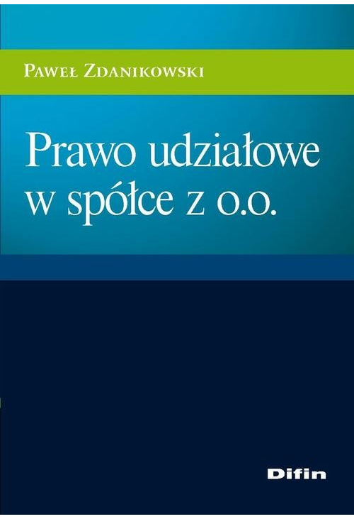 Prawo udziałowe w spółce z o.o.