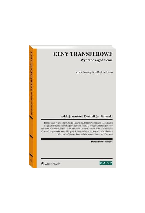 Ceny transferowe. Wybrane zagadnienia