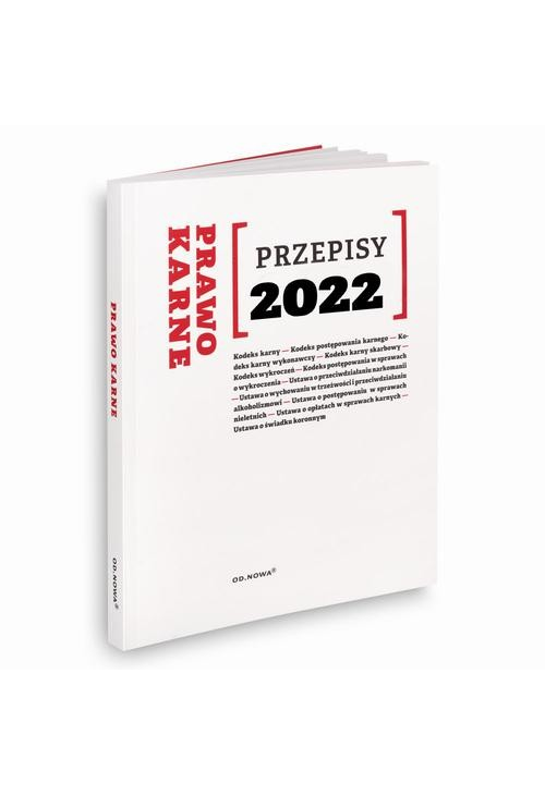 Przepisy 2022 Prawo karne