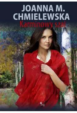 Karminowy szal