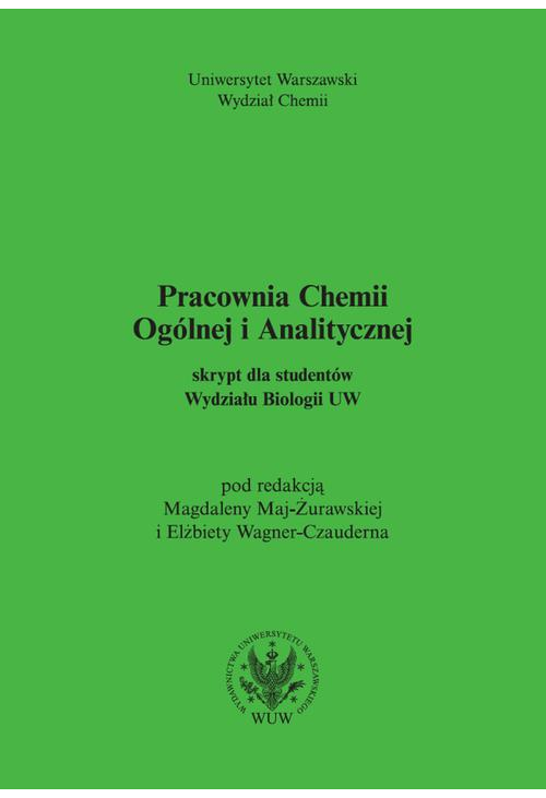 Pracownia chemii ogólnej i analitycznej (2017, wyd. 6)