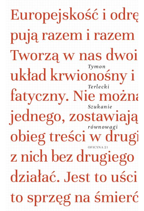 Szukanie równowagi