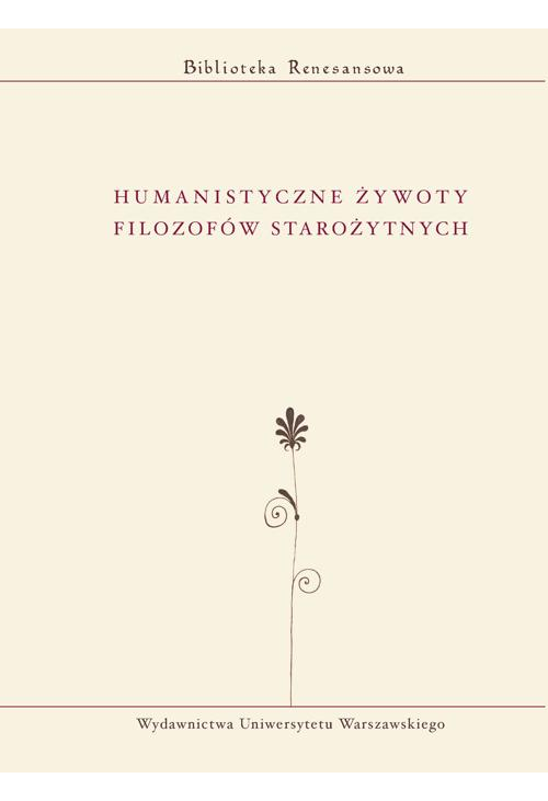 Humanistyczne żywoty filozofów starożytnych