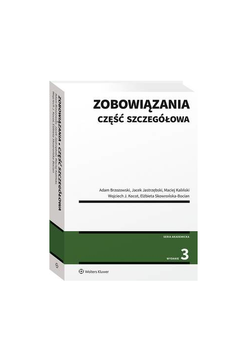 Zobowiązania. Część szczegółowa