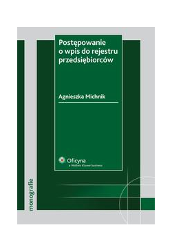 Postępowanie o wpis do...