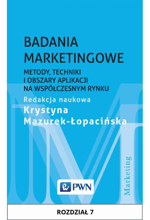 Badania marketingowe. Rozdział 7