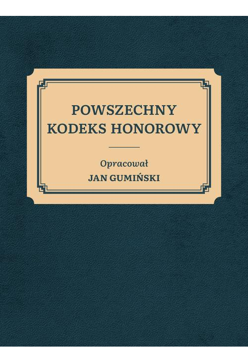 Powszechny kodeks honorowy