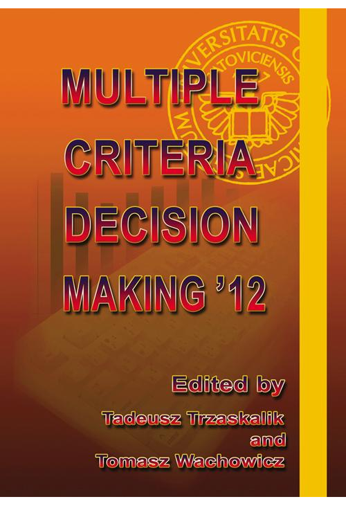 Multiple Criteria Decision Making '12