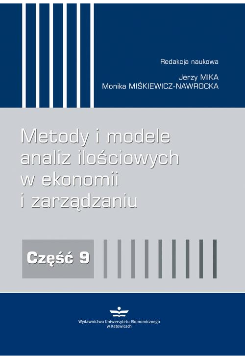 Metody i modele analiz ilościowych w ekonomii i zarządzaniu