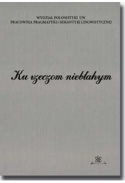 Ku rzeczom niebłahym
