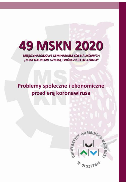 Problemy społeczne i ekonomiczne przed erą koronawirusa