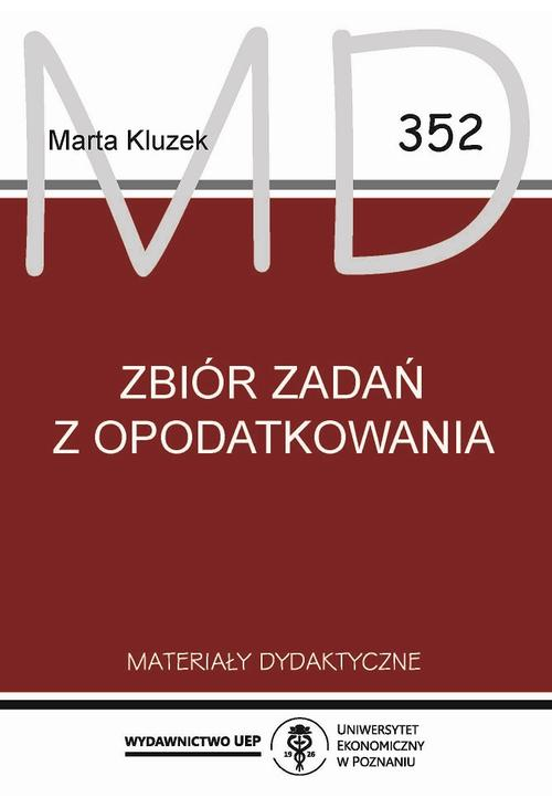 Zbiór zadań z opodatkowania