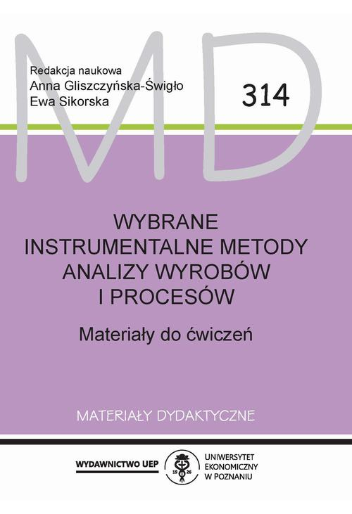 Wybrane instrumentalne metody analizy wyrobów i procesów