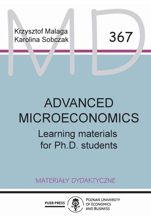 Advanced microeconomics: Learning materials for Ph.D. students