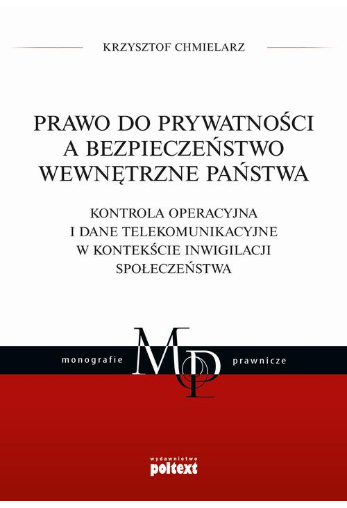 Prawo do prywatności a bezpieczeństwo wewnętrzne państwa