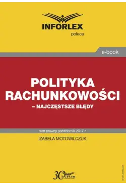 Polityka rachunkowości –...