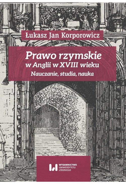 Prawo rzymskie w Anglii w XVIII wieku