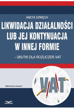 Likwidacja działalności lub...