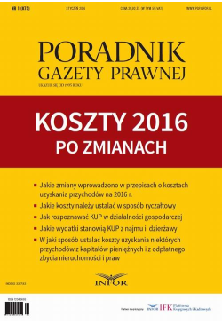 Koszty 2016 po zmianach