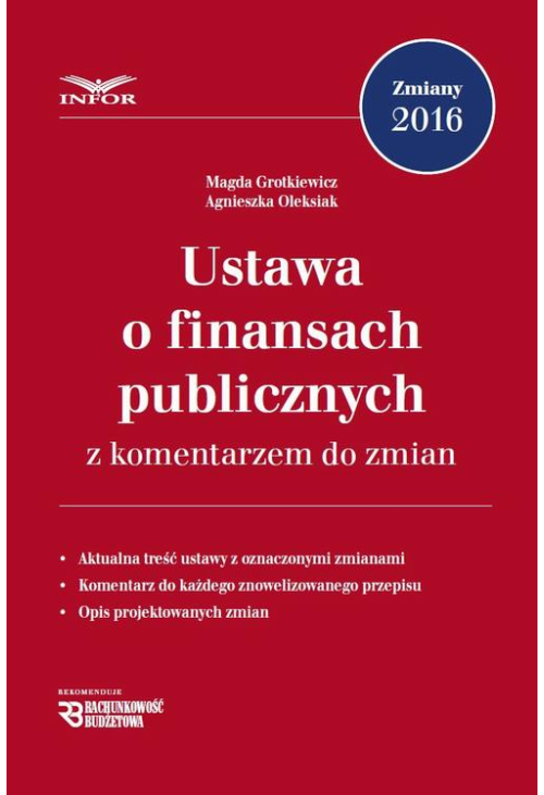 Ustawa o finansach publicznych z komentarzem do zmian