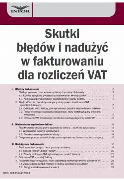 Skutki błędów i nadużyć w...