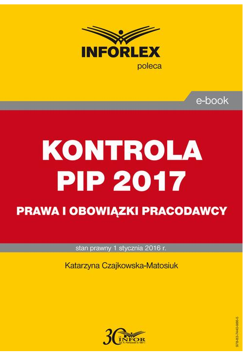 KONTROLA PIP 2017 prawa i obowiązki