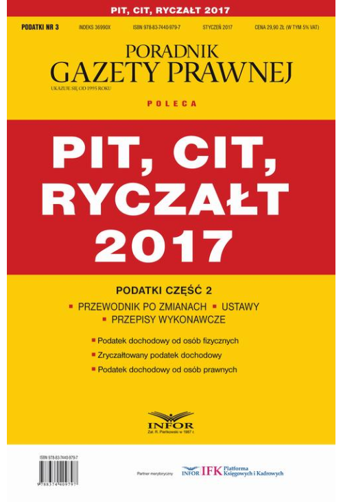 Podatki cz.2 PIT, CIT, RYCZAŁT 2017