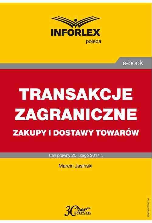 TRANSAKCJE ZAGRANICZNE zakupy i dostawy towarów