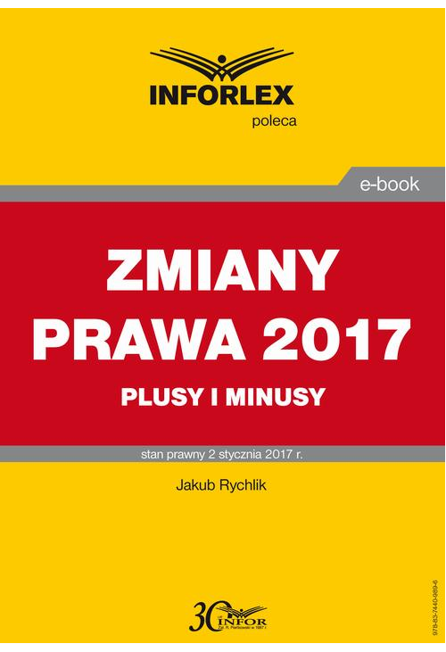 ZMIANY PRAWA 2017 plusy i minusy