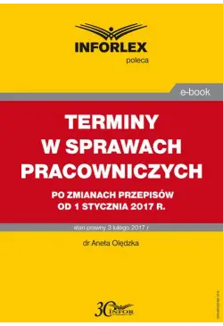 TERMINY W SPRAWACH...