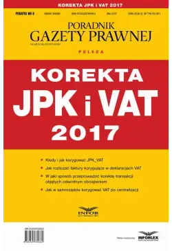 Korekta JPK i VAT 2017