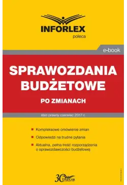 Sprawozdania budżetowe po...