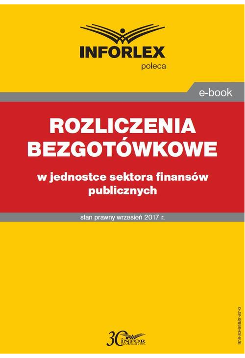 Rozliczenia bezgotówkowe w jednostce sektora finansów publicznych