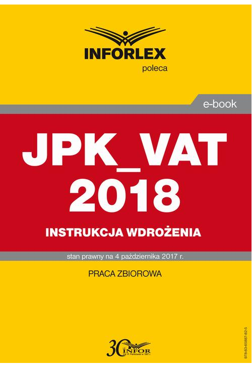 JPK_VAT 2018 Instrukcja wdrożenia