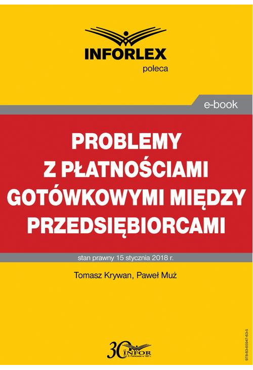 Problemy z płatnościami gotówkowymi między przedsiębiorcami