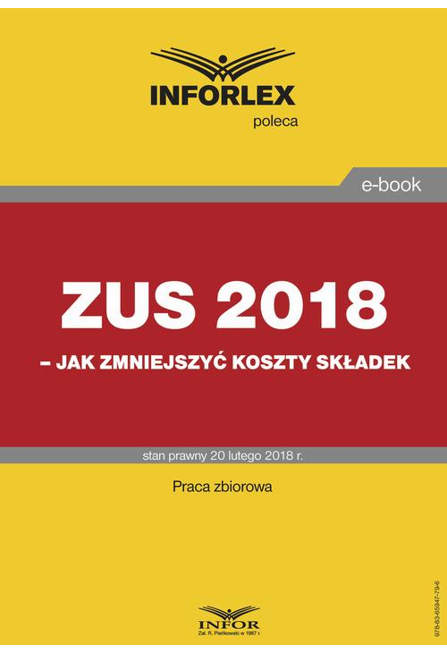 ZUS 2018 – jak zmniejszyć koszty składek